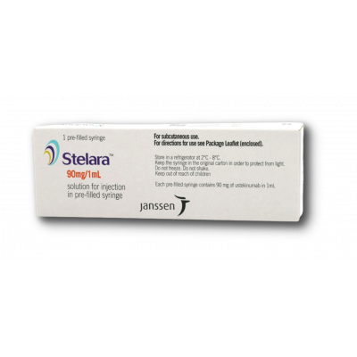 STELARA 90 MG / ML ( USTEKINUMAB ) PREFILLED SYRINGE FOR SC INJECTION